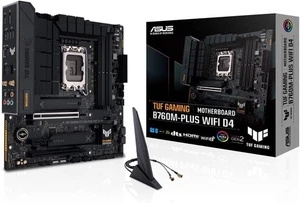 ASUS TUF GAMING B760M-PLUS WIFI D4 Motherboard Intel LGA1700 MicroATX DDR5 128GB - Picture 1 of 8