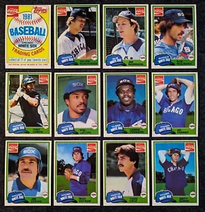 1981 TOPPS COCA COLA CHICAGO WHITE SOX COMPLETE 12 CARD TEAM SET - Picture 1 of 1