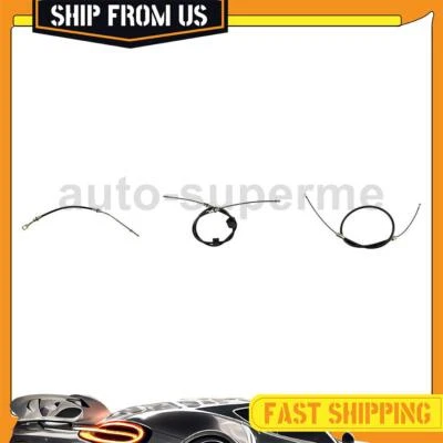 3x Dorman Parking Brake Cable Front Rear Kit For 1983-1987 Pontiac Firebird 5.0L - Image 1 of 4