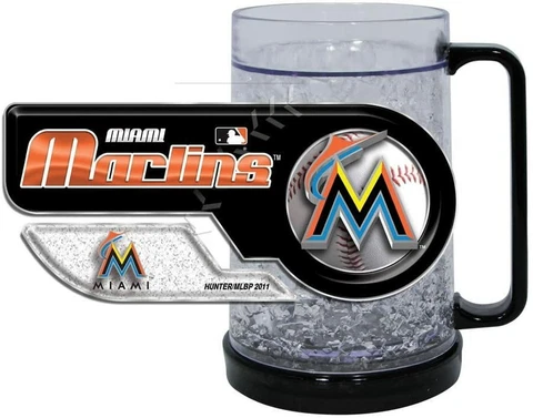 MLB Miami Marlins 16oz. Hi-Def Freezer Mug Cover