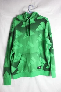 Adidas Pullover Hoodie Men's XL Green Multi Sportwear - Picture 1 of 8