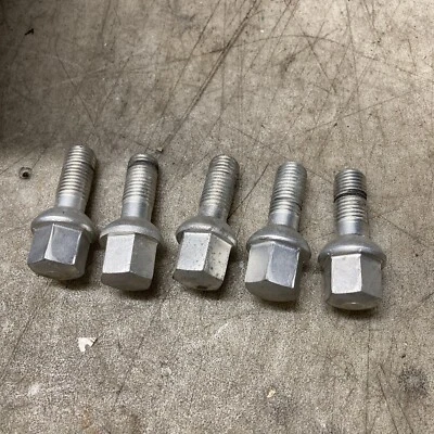 5 Vintage Mercedes German Lug Nut Bolts W116 W123 W126 1977-1985 - Image 1 of 2