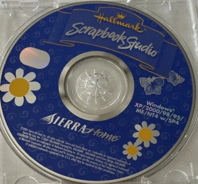 Hallmark Scrapbook Studio Windows XP/2000/98/95/ME/NT4/W/SP4 Cd Only - Image 1 of 2