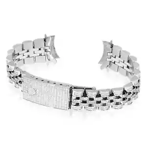 Reloj pulsera Rolex Datejust blanco 3CTW diamante real jubileo 26 mm - Imagen 1 de 6