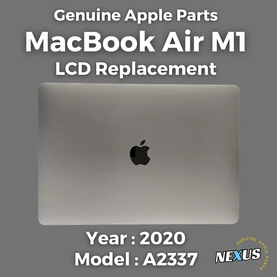 Apple MacBook Air 13” M1 2020 A2337 Pantalla LCD Repuesto Gris - Fabricante de equipos originales Foto 1 de 4