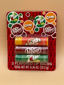 Dr. Pepper Lippenbalsam Geschmack Schönheit & Orange Crush 7-UP Soda Aromen - Bild 1 von 4