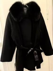 Luxus Winterjacke, Marina Rinaldi by Max Mara, Gr. 46, schwarz, Daunen - Bild 1 von 9