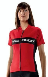 Women's Andre Short Sleeve Cycling Jersey in Red - by ETXEONDO - Picture 1 of 8