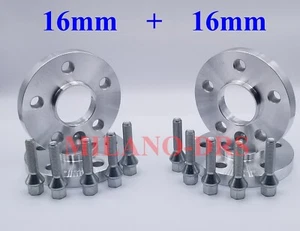 KIT 4 DISTANZIALI RUOTA 16+16mm VW GOLF VII-VIII (MK7-MK8) + BULLONI + ANTIFURTO - Imagen 1 de 3