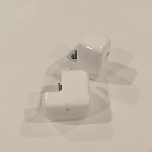 Lot of 2 Used Genuine Apple OEM A1401 Power Adapter USB cord not included 12W - Picture 1 of 4