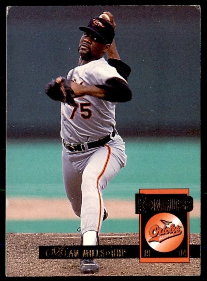 1994 Donruss Alan Mills Baltimore Orioles #214 - Image 1 of 2