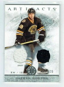 12-13 UD Upper Deck Artifacts  Nathan Horton  /125  Dual Jerseys