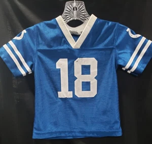 Kids Peyton Manning Colts Football Jersey NFL Blue - Picture 1 of 9
