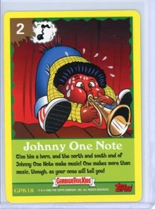 2005 Garbage Pail Kids ANS4 JOHNNY ONE NOTE Game Card #GPK18 - Picture 1 of 2