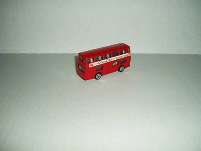 vintage Mettoy Corgi Juniors #81 Daimler Fleetline Coca Cola London Bus 1973 - Image 1 of 4