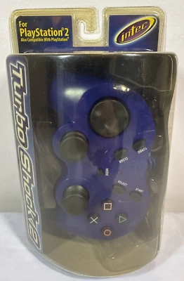 Intec / PS2-7001-B / Sony Play Station 2 Wired Controller / New & Sealed - Image 1 of 3