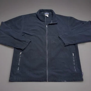 READ Patagonia Synchilla Black Fleece Jacket Mens XL Full Zip Polyester - Picture 1 of 21