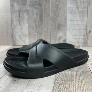 Cole Haan Women's Findra Pool Slide Beach Slip On Flats EVA Rubber Black Size 6 - Picture 1 of 12