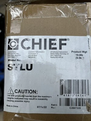 Chief STLU | Secure Medium Bolt-Down Table Stand  - Image 1 of 2