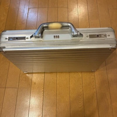 Rimowa Attache Case Briefcase Business bag Silver Used - Image 1 of 4