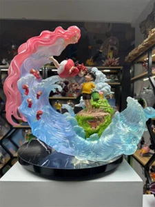 Ponyo Sōsuke Ponyo on The Cliff Figure With Light Statue Model Recast PVC 34cm - Picture 1 of 13