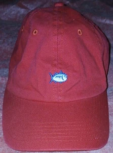 Southern Tide Skipjack Red Adj. Hat. Clean - Picture 1 of 3