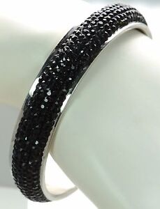 Steel by Design Pave Colored Crystal Bangle '
