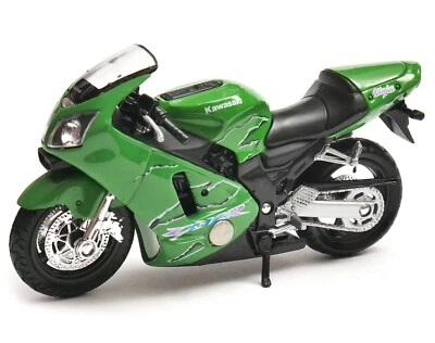 2001 Kawasaki Ninja ZX12R Japanese Motorcycle Model Toy Diecast 1:18 Welly - Image 1 of 4