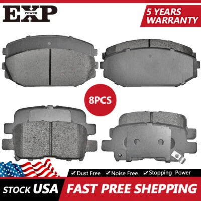 Pastillas de freno delanteras y traseras de cerámica para Honda Odyssey 2001-2002 Acura MDX 2002-2004 Foto 1 de 4