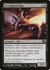 Stronghold Rats Future Sight NM Black Uncommon MAGIC GATHERING CARD ABUGames