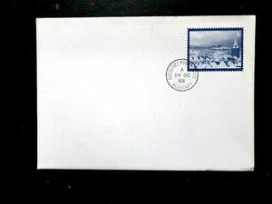 Guernsey 1988 Xmas Prepaid Env + Card FDC 24/10/88 Alderney - Picture 1 of 1
