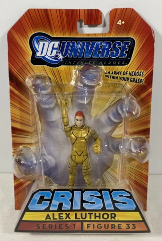 DC Universe Infinite Heroes Series 1 Alex Luthor Action Figure #33 NEW Cover