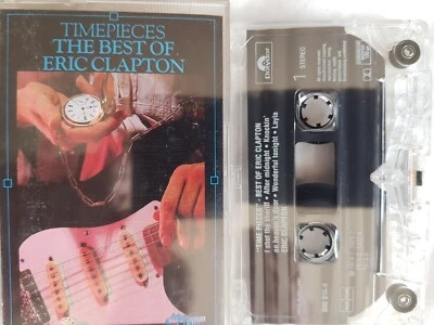 ERIC CLAPTON TIMEPIECES BEST OF Album Cassette like new former stored shop stock - Image 1 of 2