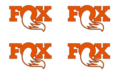 LOSI   FOX  DIE-CUT   Decal  Sticker  (  4  PCS  )    Offroad  RC Truck NEW - Image 1 of 2