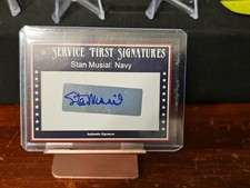 2021 Historic Autographs 1945 Service First Signatures Stan Musial 