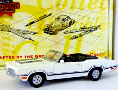 Matchbox  Model of Yesteryear  1970 Oldsmobile 442 Convertible White  1:43 Scale - Image 1 of 4