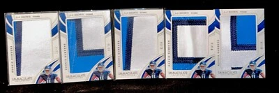 AJ Brown Rookie Numbers Immaculate Collection Lot! 5 Out Of The 10 In The Set! - Image 1 of 4