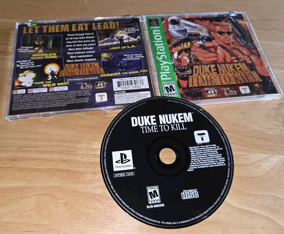 Duke Nukem Time to Kill Greatest Hits Sony PlayStation 1 Complete Clean Tested - Image 1 of 1