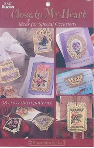 Close to My Heart 38 Cross stitch Patterns Plaid Bucilla 43617 2004 - Picture 1 of 2