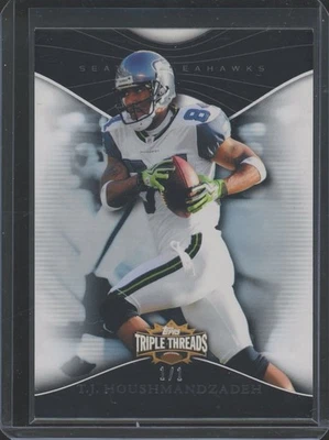 2009 Topps Triple Threads T.J. Houshmandzadeh #79 Platinum One Of One 1/1 - Image 1 of 2