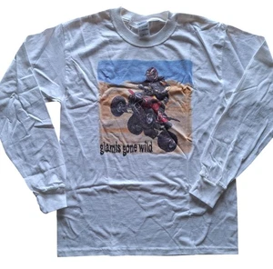 Camicia Glamis Gone Wild M Gilden ultra cotone ATV manica lunga bianca sabbia dune - Foto 1 di 8