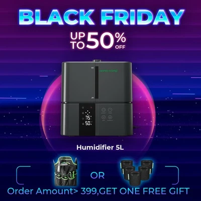 Umidificatore Mars Hydro 5L Ultrasonic Cool Mist Umidificatore Idroponica per Tenda - Immagine 1 di 4