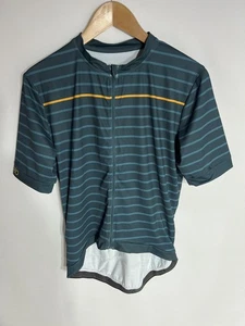 Rivelo Radtrikot Bushcombe gestreift | Damen | petrol grün/orange | XL - Bild 1 von 9