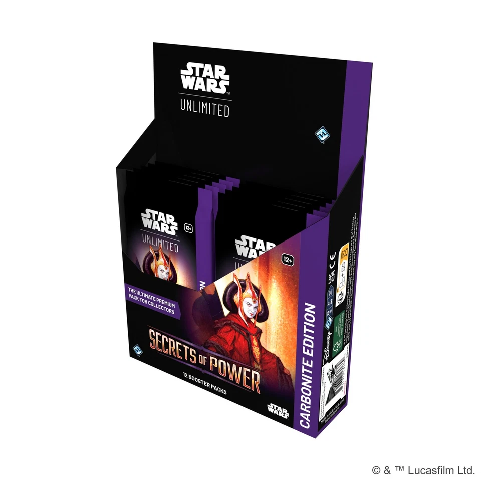 SEALED CASE! 4x Star Wars: Unlimited Secrets of Power Carbonite Booster Box - Image 1 of 1