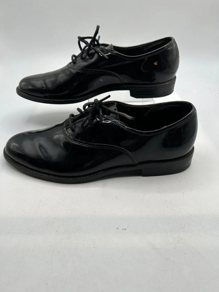 Barclay Oxford Boy's Sz 5M Black Patent Leather Lace Up Formal Dress Shoes - Image 1 of 4