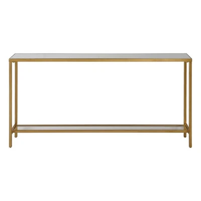 Uttermost 24685 Hayley 60 X 10 inch Antiqued Gold Console Table - Image 1 of 2