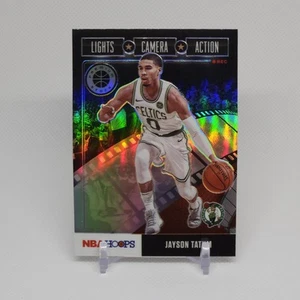 2019-20 Hoops Premium Stock #24 Jayson Tatum Lights Camera Action Silver Prizm - Picture 1 of 2