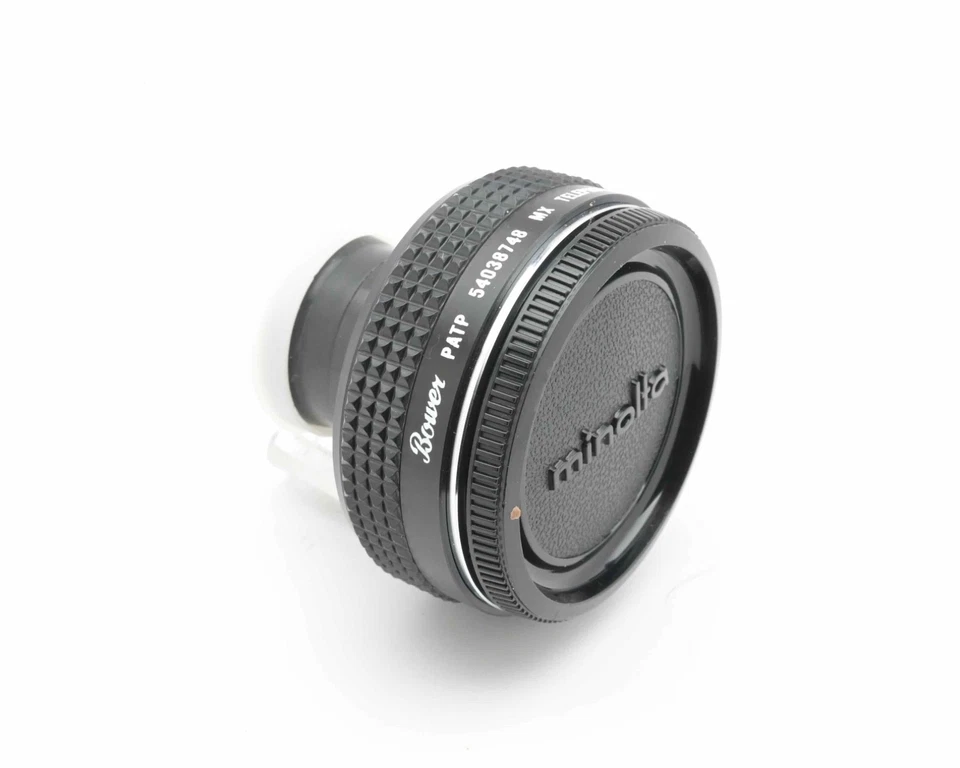 Adaptador de teleobjetivo Bower MX para Minolta MD y tapas (#19506) Foto 1 de 4