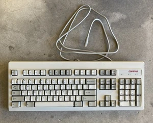 Vintage Compaq RT101 Mechanical Keyboard Wired P/S Connection Computer - Picture 1 of 10