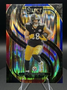 2024 Panini Select - Premier Level Pat Freiermuth #186 Red & Blue Shock Prizm - Picture 1 of 3